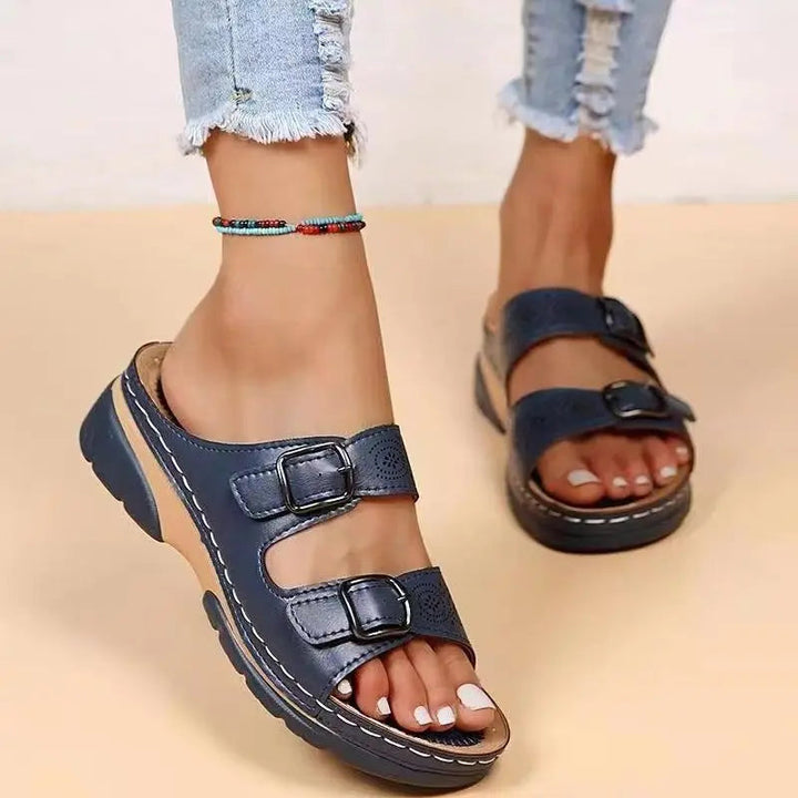 Chinelo Plataforma Feminino - PlatformPristine Use Papete Dark Green 40 CHINA