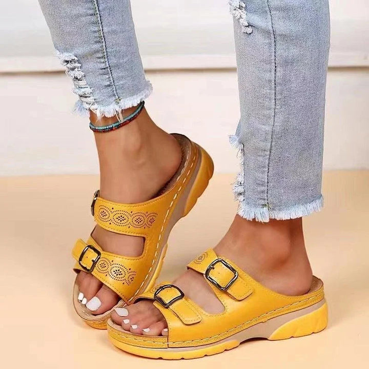 Chinelo Plataforma Feminino - PlatformPristine Use Papete Yellow 43 CHINA